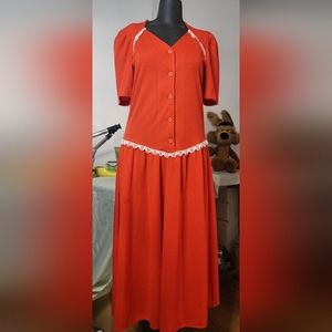SERET Vintage drop waist dress sz 7/8